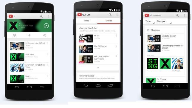 Google lanza YouTube Music Key, un servicio de reproducción de música «streaming» por suscripción