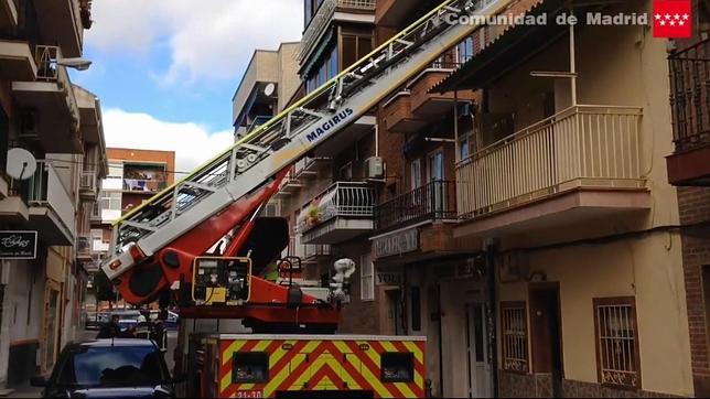 Herida una mujer de 80 años tras explotar una bombona en San Fernando de Henares