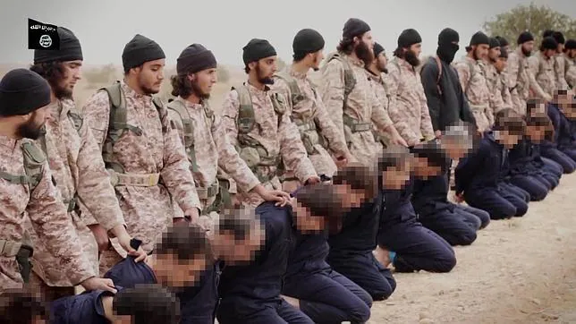 Captura del vídeo difundido por el Estado Islámico