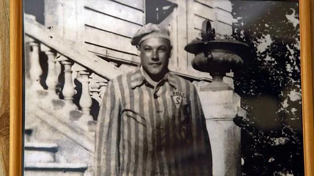 Imagen de Esteban Pérez Pérez durante su cautiverio en el campo nazi