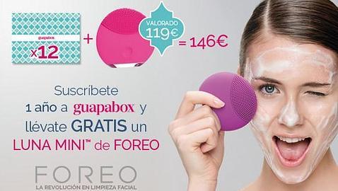 Una luna mini de Foreo, de regalo por la suscripción de un año a Guapabox