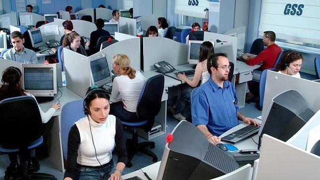 Un equipo de telemarketing