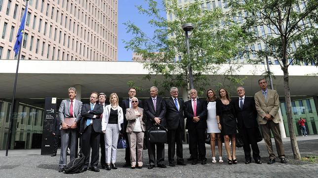 Torres-Dulce, el pasado mes de julio, con los fiscales catalanes