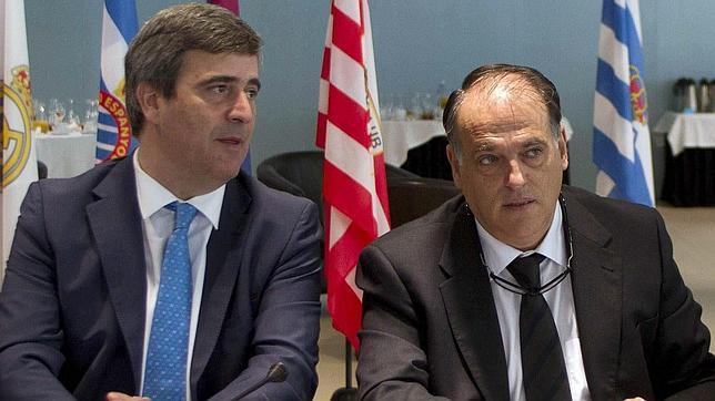 Tebas: «El auto del juez en el caso Pedro León no es un palo a la Liga»