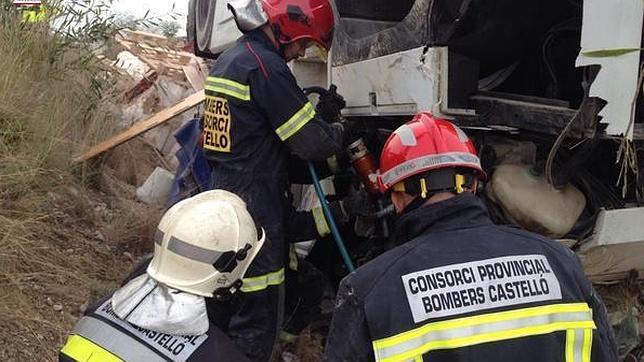 Un camionero muere en un accidente de tráfico en Torreblanca