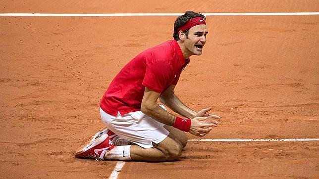 Federer llora al conseguir la Copa Davis para Suiza