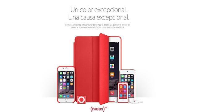 Apple se «tiñe» de rojo en el Black Friday para apoyar la lucha contra el VIH