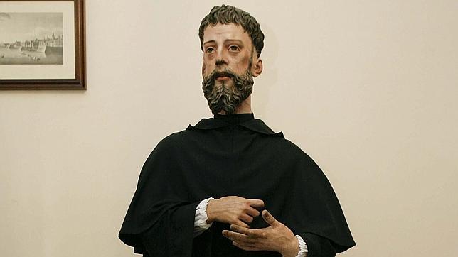 La imagen, poco después de su restauración