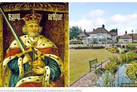 A la venta la propiedad donde se cree que está enterrado el rey Arturo