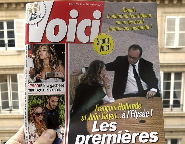 Cambian de función a cinco empleados de Hollande por las fotos con Gayet