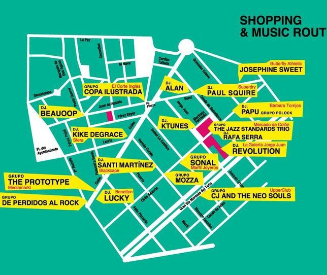 Shopening Night: una noche de compras y música en Valencia