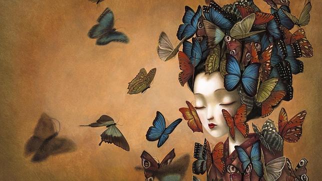 En el Museo ABC se puede disfrutar de «cómo se hizo» «Madama Butterfly» (Edelvives), de Benjamin Lacombe