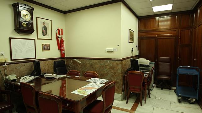 Estancia en la que estuvo retenido Adolfo Suárez el 23-F