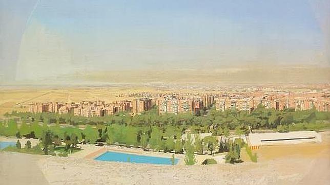 «Afueras de Madrid desde el cerro Almodóvar» (1990-2004)