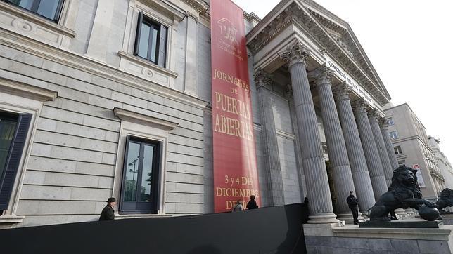 Fachada del Congreso de los Diputados