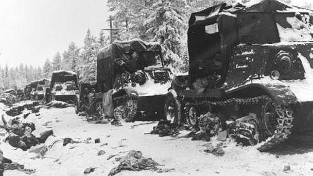 Columnas enteras mecanizadas y motorizadas del Ejército Rojo fueron aniquiladas por la táctica finlandesa del motti (envolvimiento)