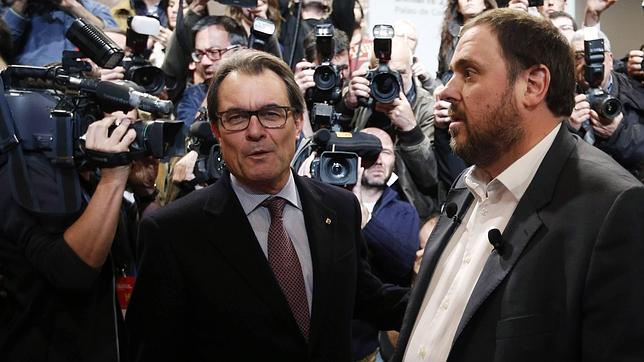 Artur Mas y Oriol Junqueras