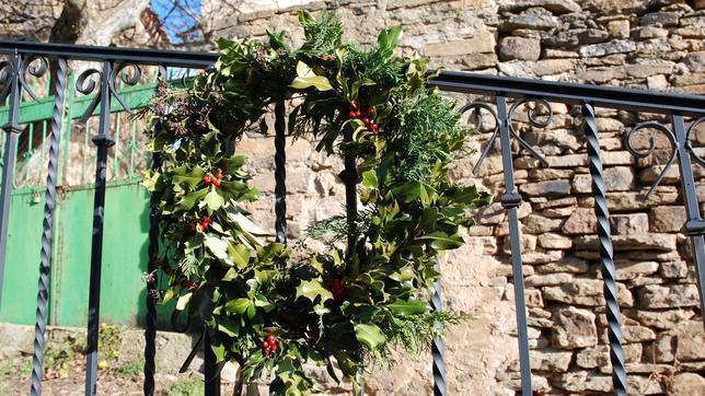 Acebales en Soria: Espíritu navideño