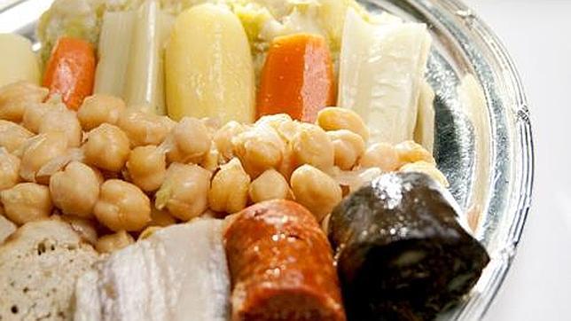 Detalle del cocido de los jueves del Ritz