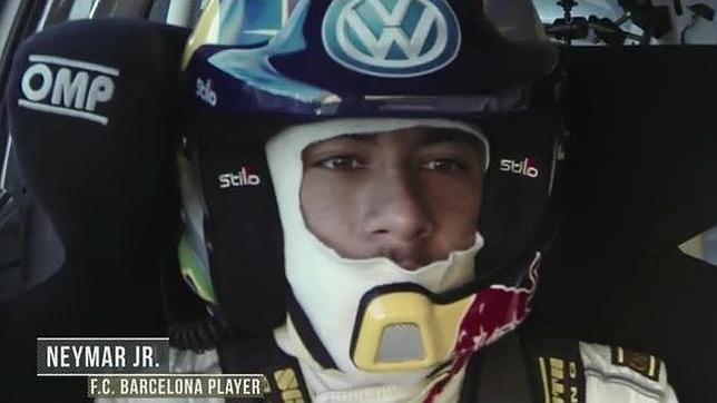 Neymar, copiloto de Ogier