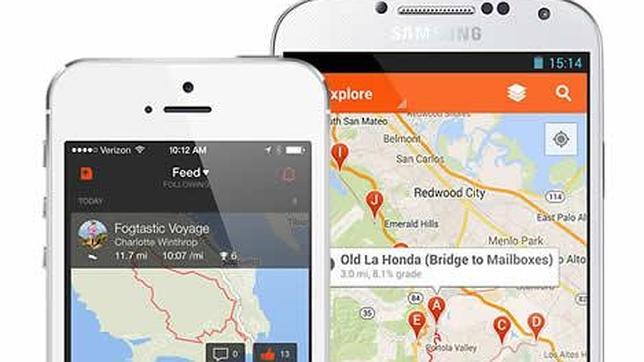 Strava te permite hacer un seguimiento de tu ejercicio, ya sea en bicicleta o haciendo runnig