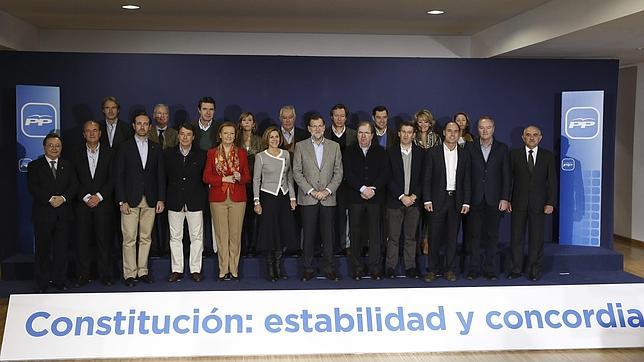 El PP subraya que sólo con la Constitución se hace frente a la «ruptura»