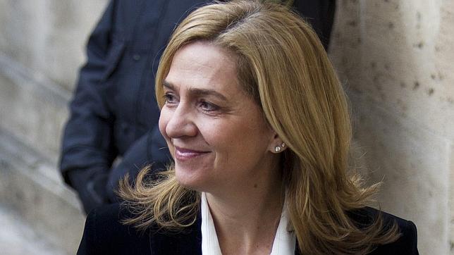 La Infanta Cristina paga los 600.000 euros que le pide la Fiscalía por el «caso Nóos»