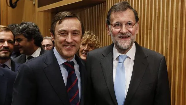 Antonio Hernando y Mariano Rajoy