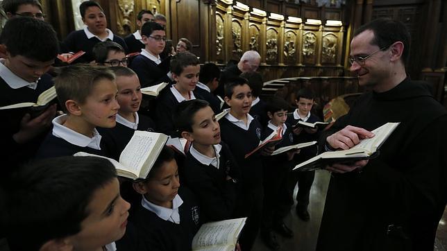 Fray Santiago, abad del Monasterio del Valle de los Caídos