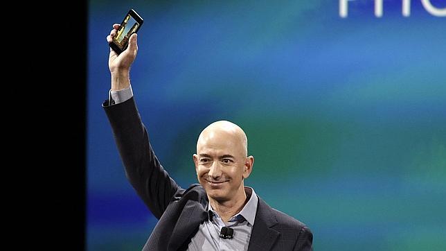 Jeff Bezos, durante la presentación del Fire Phone