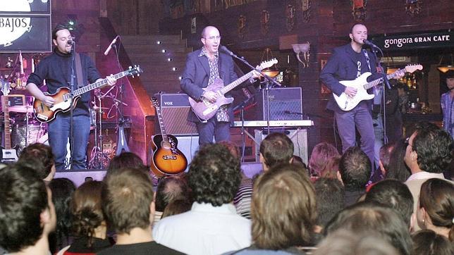 Actuación en directo en el Café Góngora, una de las salas musicales más selectas de la capital