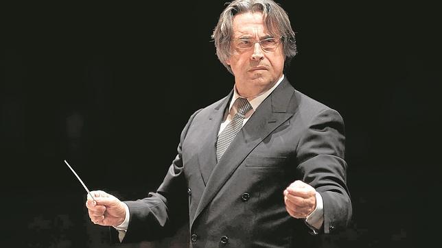 Riccardo Muti, durante el «Réquiem» de Verdi en el Teatro Real