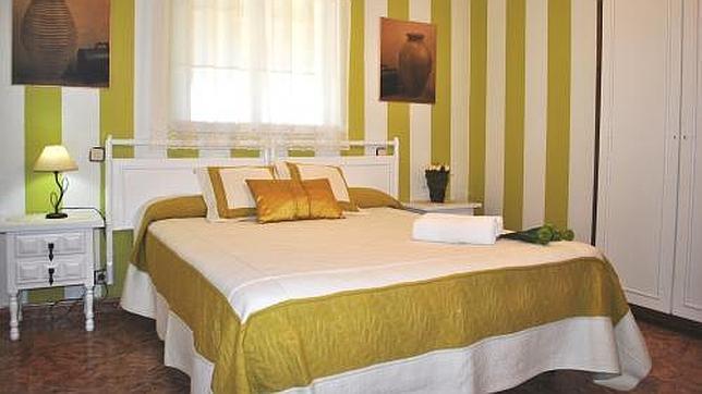 Una de las habitaciones de Vistamar