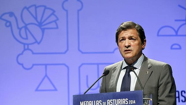 El presidente del Principado de Asturias, Javier Fernández