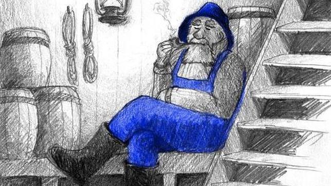 Detalle de una de las ilustraciones de Esther Saura Múzquiz para el cuento que da título al volumen