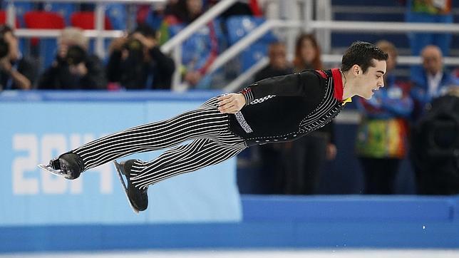 Javier Fernández patina sobre el hielo de Cibeles