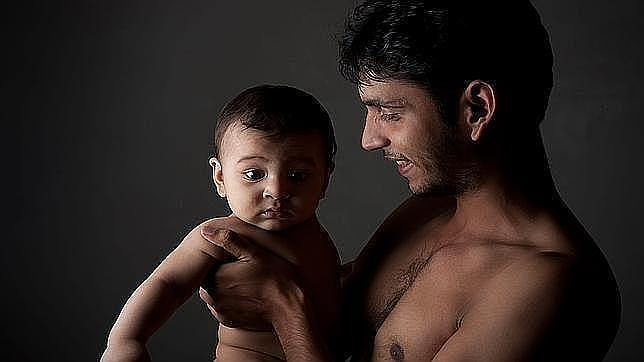 Un padre con su hijo