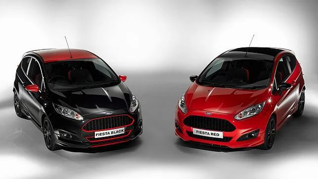 Estos son los nuevos Fiesta Red Edition y Black Edition, con 140 CV de potencia.