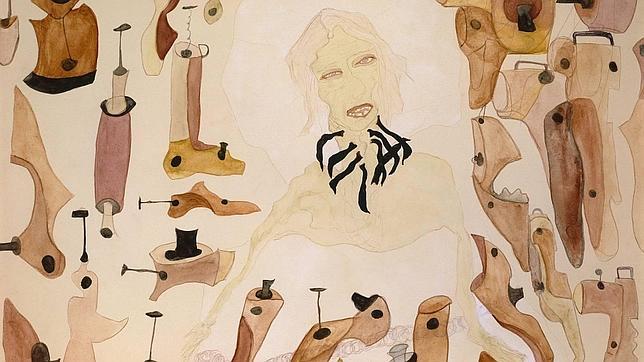 «Nonna Carolina», de Carol Rama. Acuarela de 1936