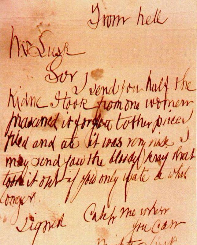 La carta, en una fotografía de archivo