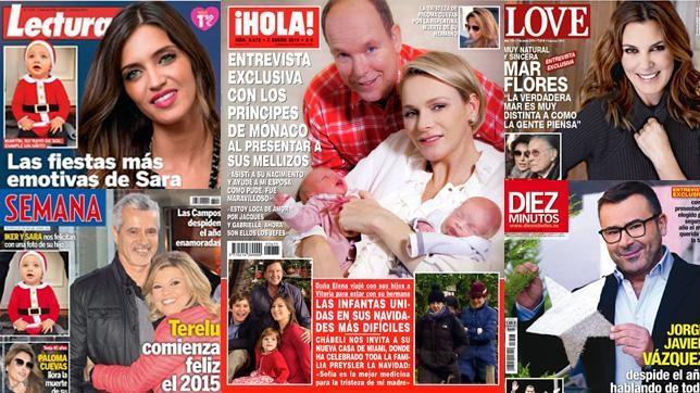 Las primeras portadas de los mellizos Reales de Mónaco