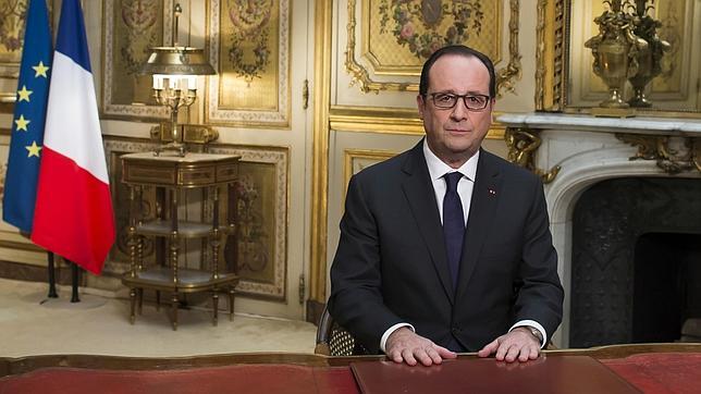 Hollande, durante el mensaje de Año Nuevo