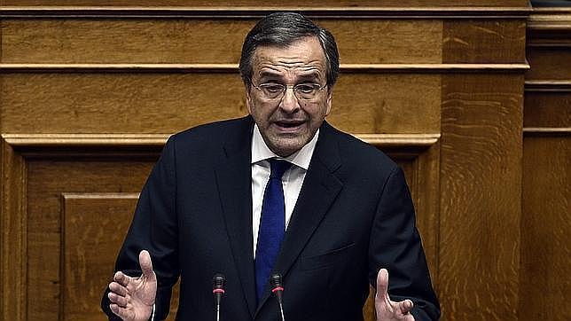 El primer ministro conservador griego Andónis Samarás