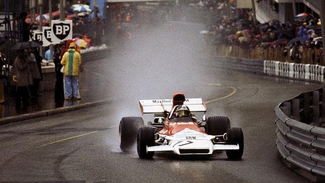 Jean-Pierre Beltoise, en el GP de Mónaco de 1972, su única victoria en la F1
