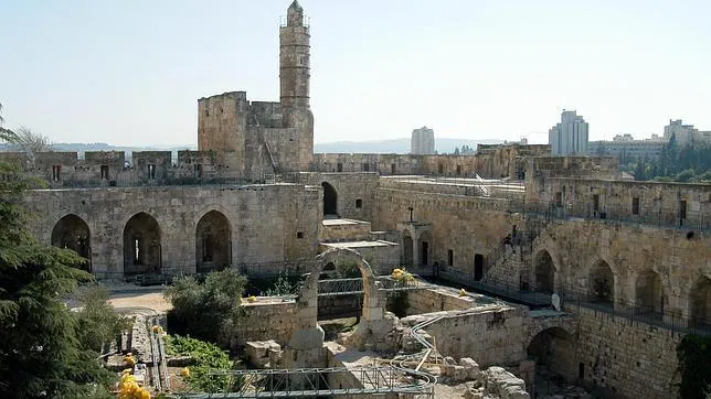 Imagen de la Torre de David, en Jerusalén