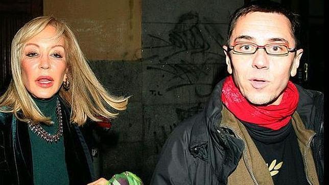 Monedero comió el roscón de Reyes en casa de Carmen Lomana