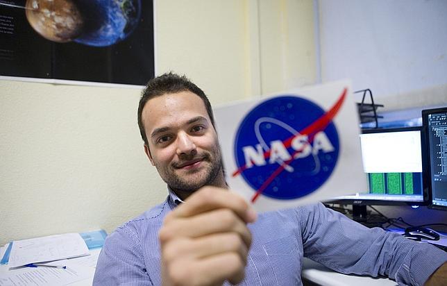 Javier Roa, en la Escuela Universitaria de Ingeniería Técnica Aeronáutica, en Madrid