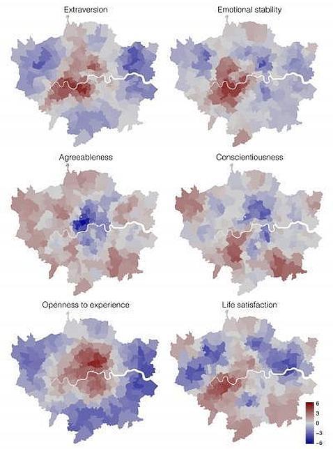 El mapa psicológico de Londres