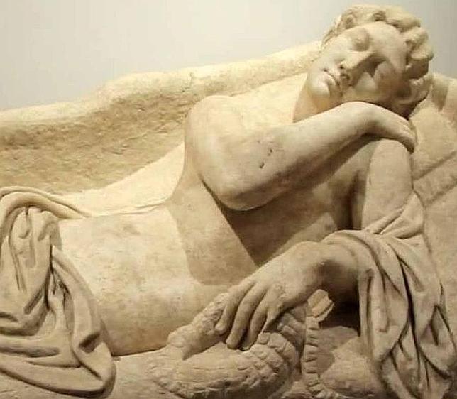 «La bella adormentada», un espléndido sarcófago romano recuperado en estados Unidos