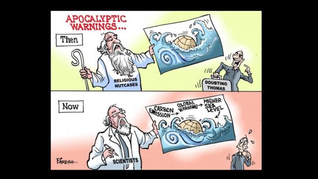 Una viñeta difundida por Paresh Nath en su Facebook